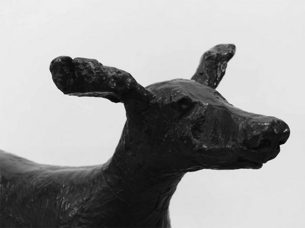 Opera Dog Sculpture head